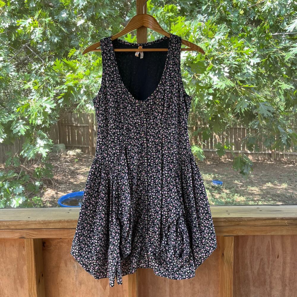 Anthropologie Maeve Gathered Alyssum Floral Dress